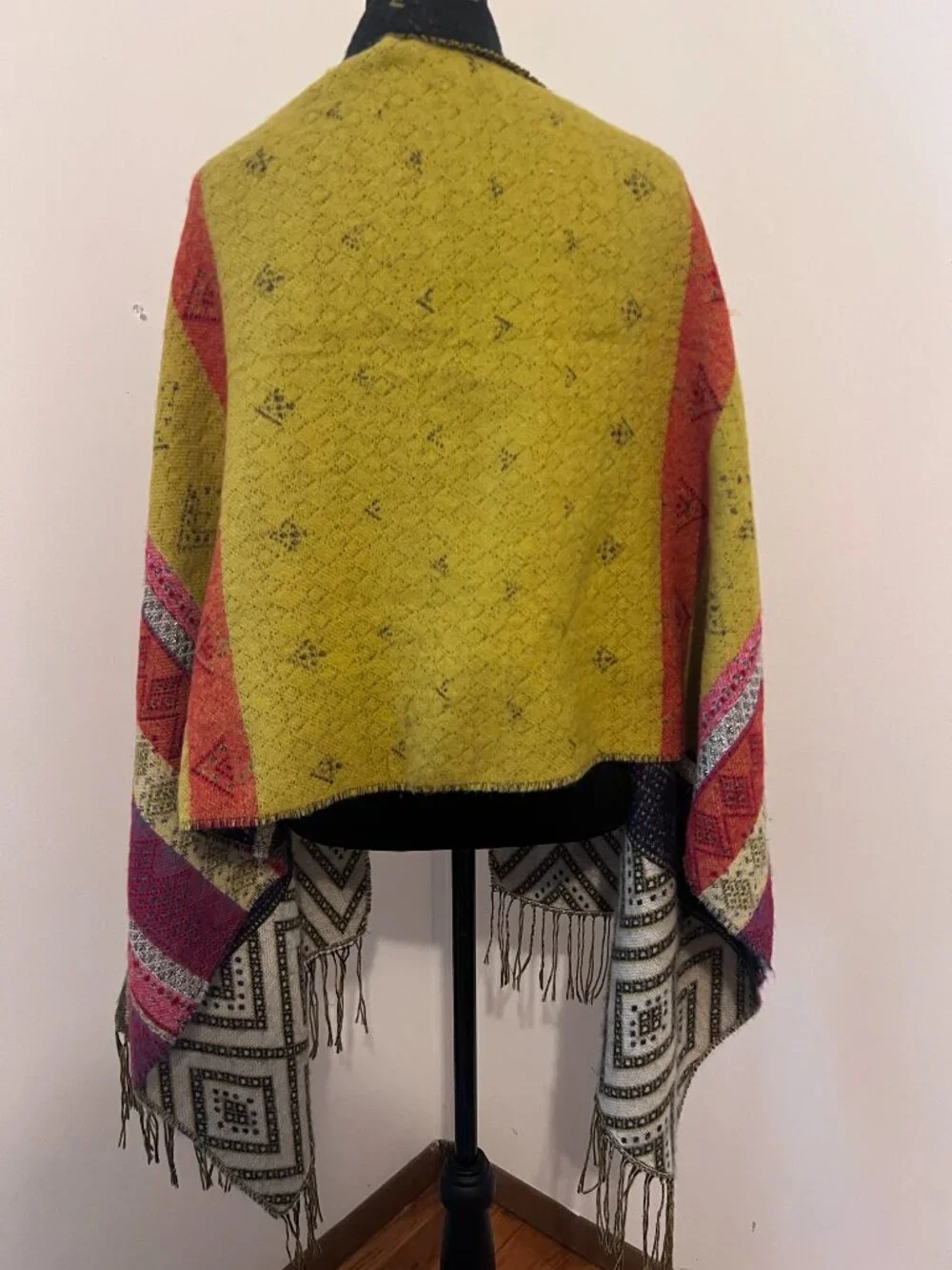 N/A multicolored poncho